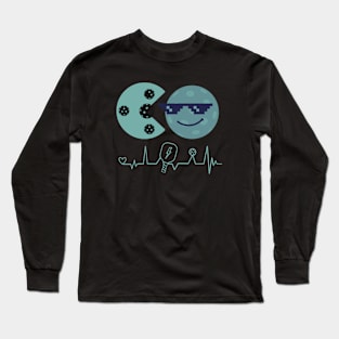 Cool Fun Pickleball Sunglasses Long Sleeve T-Shirt